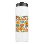 Terug naar schoolkat thermosbeker (Voorkant)