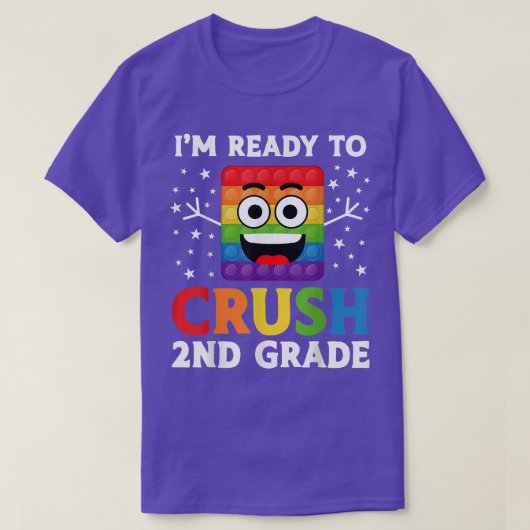 Terug naar schoolklas 2e klas Pop IT Girls B T-shirt (Design voorkant)