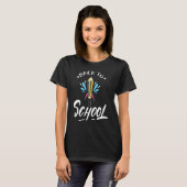 Terug naar schoolklas t-shirt (Voorkant volledig)