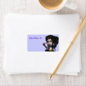 "Terug naar" schoollabels Smartie Pants Girl Etiket (Insitu)