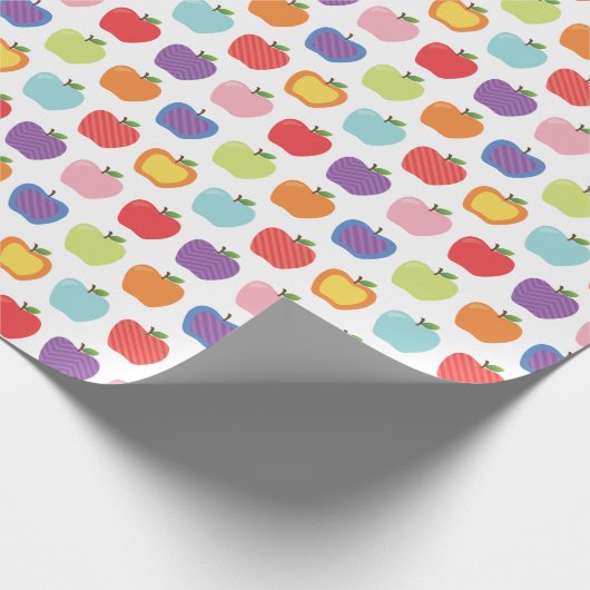 Terug naar schoolleraar cadeaupapier (Hoek)