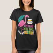 Terug naar schoolleraar Flamingo Lover Mannen Vrou T-shirt (Voorkant)