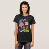 Terug naar schoolleraar Flamingo Lover Mannen Vrou T-shirt (Voorkant volledig)