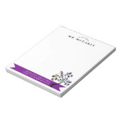 Terug naar schoolleraar Kleurrijke boomstructuur A Notitieblok (Linkerzijde)