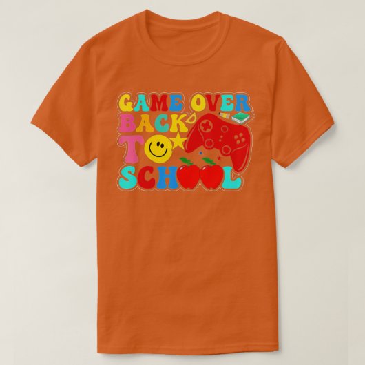 Terug naar schoolleraar of student (1) t-shirt (Design voorkant)