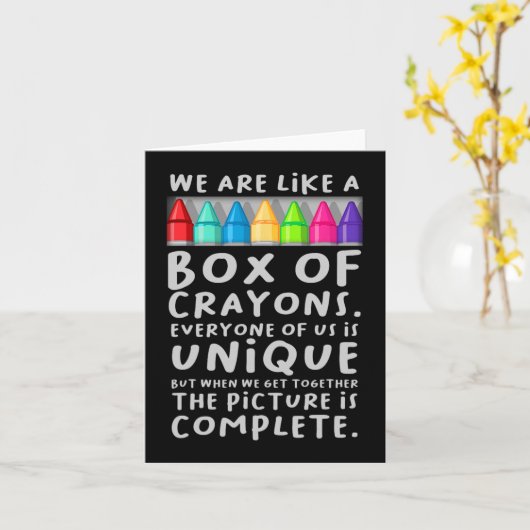 Terug naar schoolleraar zijn we als een doos van C Kaart (Gele Bloem)