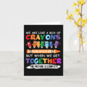 Terug naar schoolleraar zijn we als een doos van C Kaart (Gele Bloem)