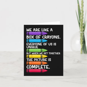 Terug naar schoolleraar zijn we als een doos van C Kaart