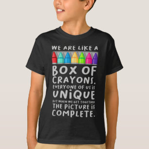 Terug naar schoolleraar zijn we als een doos van C T-shirt