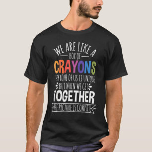 Terug naar schoolleraar zijn we als een doos van C T-shirt