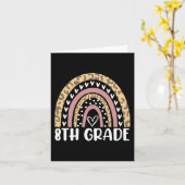 Terug naar schoolloopleraar Rainbow 8e graad Kaart (Gele Bloem)