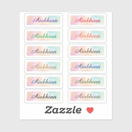 Terug naar Schoolnaamstickers Sticker (Vel)