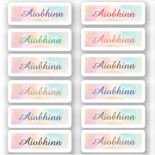 Terug naar Schoolnaamstickers Sticker (Voorkant)