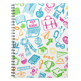 Terug naar schoolnotebook notitieboek