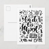 Terug naar Schoolonderwijs Briefkaart (Voorkant / Achterkant)