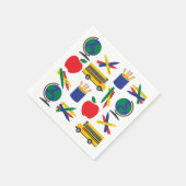 Terug naar schoolpapier Napkins Servet