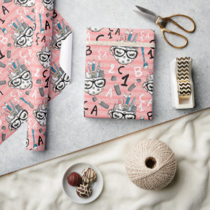 Terug naar Schoolpatroon Cadeaupapier