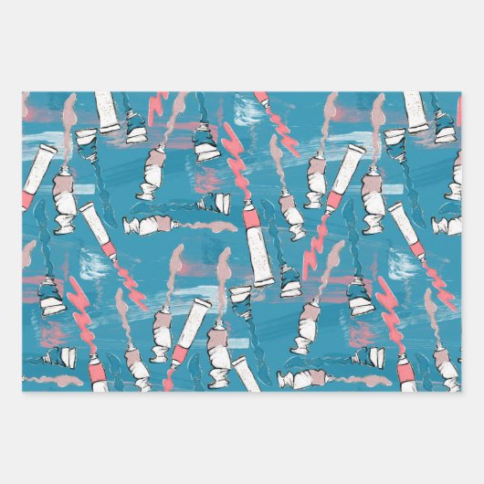 Terug naar Schoolpatroon Inpakpapier Vel (Voorkant 3)