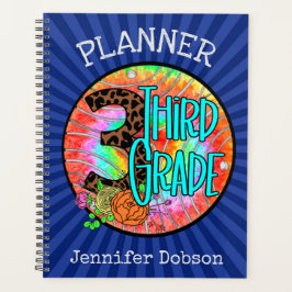 Terug naar schoolplanner voor derde klas planner