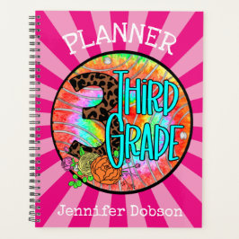 Terug naar schoolplanner voor derde klas planner