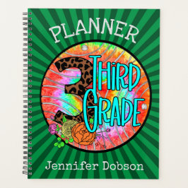 Terug naar schoolplanner voor derde klas planner