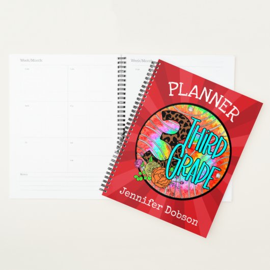 Terug naar schoolplanner voor derde klas planner (Display)
