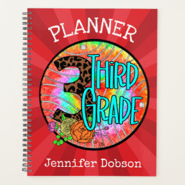 Terug naar schoolplanner voor derde klas planner