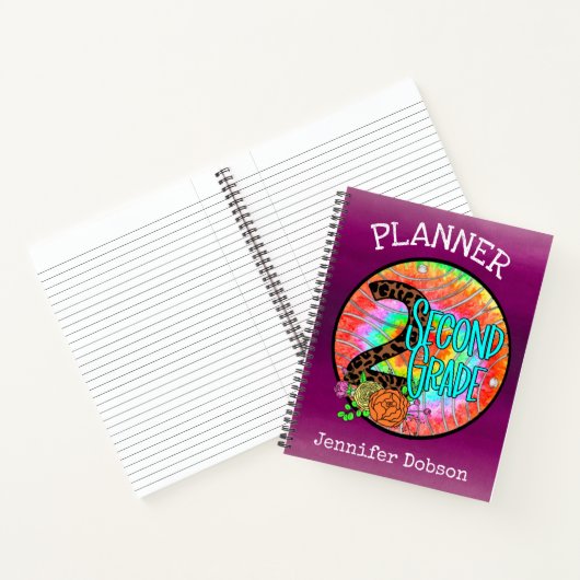 Terug naar schoolplanner voor tweede klas notitieboek (Binnen)