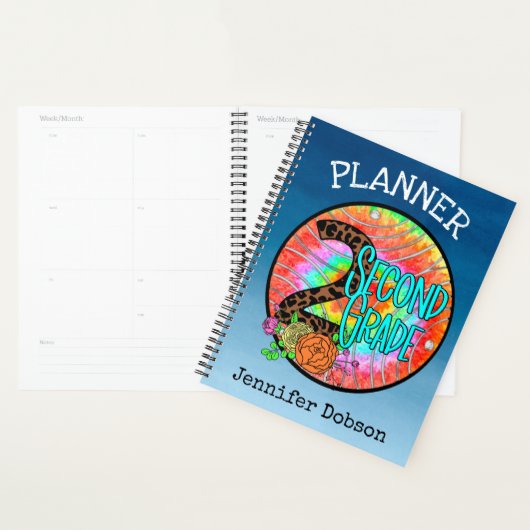 Terug naar schoolplanner voor tweede klas planner (Display)