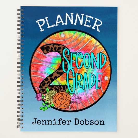 Terug naar schoolplanner voor tweede klas planner (Voorkant)