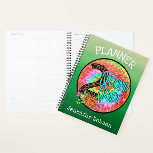 Terug naar schoolplanner voor tweede klas planner (Display)