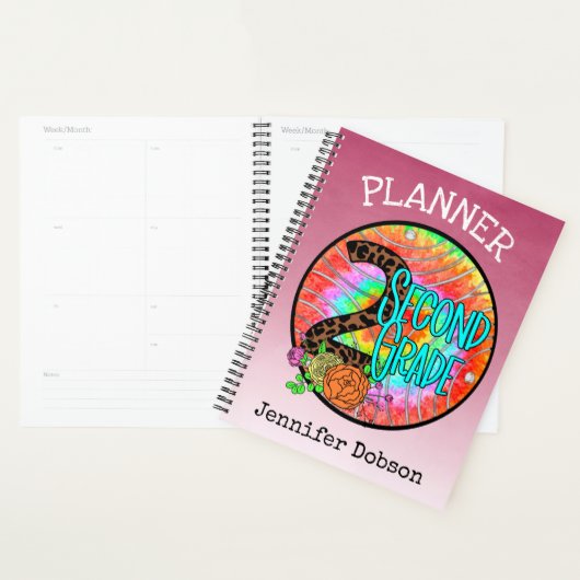 Terug naar schoolplanner voor tweede klas planner (Display)