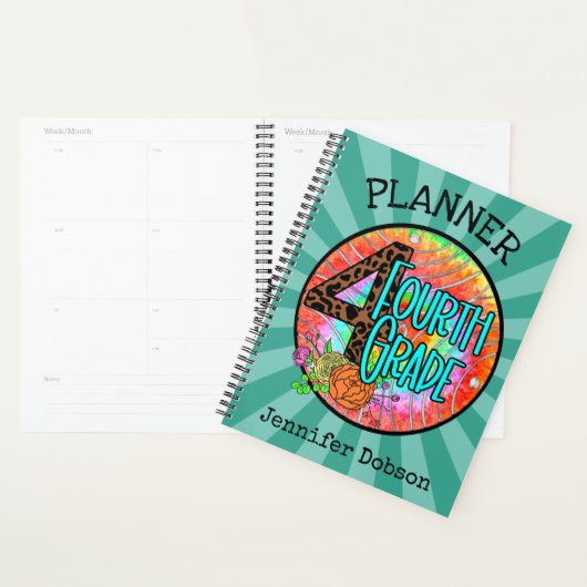 Terug naar schoolplanner voor vierde klas planner (Display)
