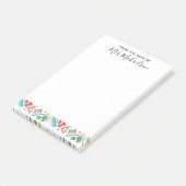 Terug naar schoolpotlood Wereldbol Leraar Post-it® Notes (Schuin)