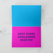 Terug naar schoolpromotie voor kinderen bedankkaart (Binnen)