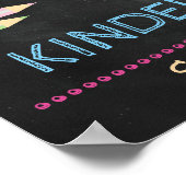 Terug naar Schoolschool Hallo Kindergarten Poster (Hoek)