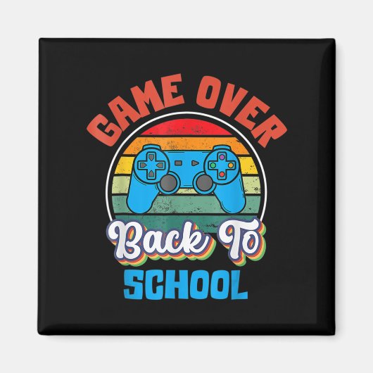 Terug naar schoolspel over docent-studentencontrol magneet (Voorkant)