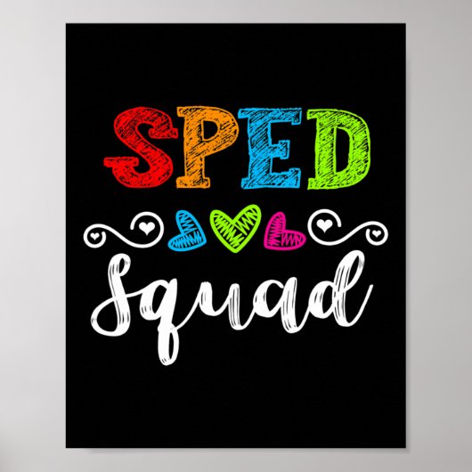 Terug naar schoolteam Cadeau voor speciale eBay-le Poster (Voorkant)