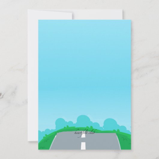 Terug naar schooluitnodiging kaart (Achterkant)