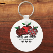 Terug naar schoolverlater voor leraar sleutelhanger (Voorkant)