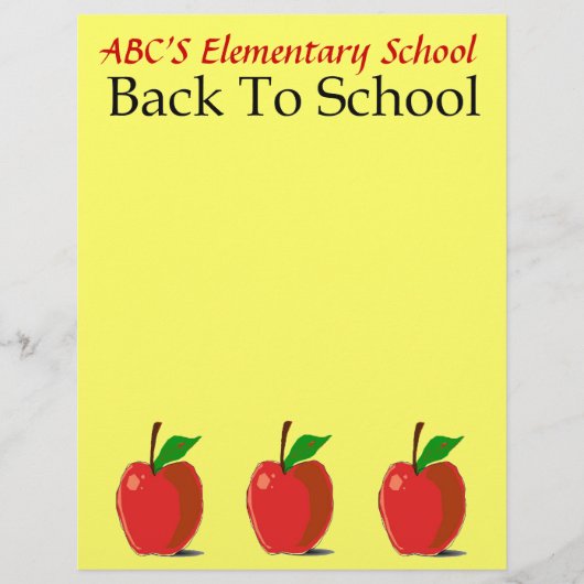 Terug naar schoolwerk (Voorkant)