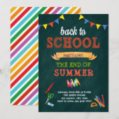 Terug naar schoolwoord Uitnodiging (Voorkant / Achterkant)