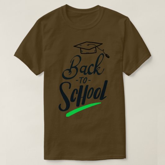 Terug naar shirt op school (Design voorkant)