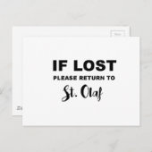 Terug naar St. Olaf Briefkaart (Voorkant / Achterkant)