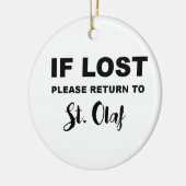 Terug naar St. Olaf Keramisch Ornament (Links)