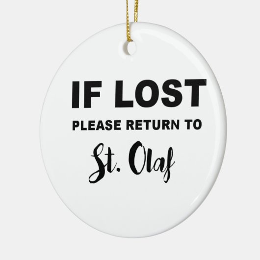 Terug naar St. Olaf Keramisch Ornament (Links)