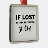 Terug naar St. Olaf Metalen Ornament (Rechts)