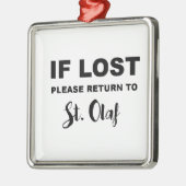 Terug naar St. Olaf Metalen Ornament (Links)