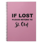 Terug naar St. Olaf Notitieboek (Voorkant)