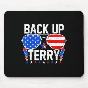 Terug naar Terry Funny 4th of July Vlag Patriottis Muismat